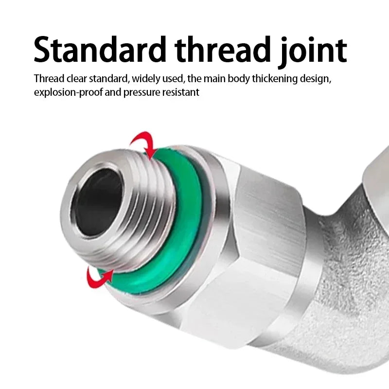 10/50/200PCS PL-G 304 Stainless Steel Trachea Quick Coupling Joint 1/8" 1/4" 3/8" 1/2" External G Thread Elbow Pneumatic Fitting