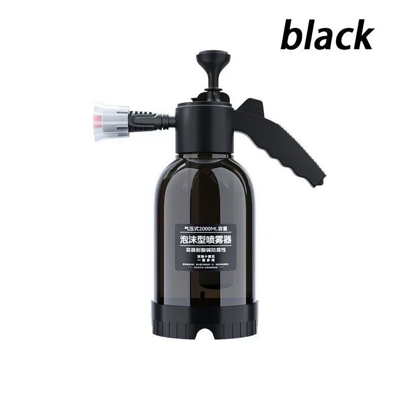 High Pressure 2L Household Car Dual-use Cleaning Foam Spray Pot Acid Alkali Resistant Large Capacity Glass Spray Pot Fan Amagi