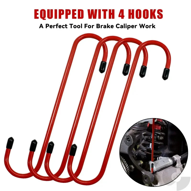 Suspension Disc Service Brake Caliper Hanger Brake Caliper Hooks Automotive Repair Tool S Shape Hook Amagi