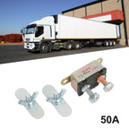 Stud Type Auto Reset Circuit Breakers 12V 30A/40A/50A Auto Automatic Fuse Reset Circuit Breaker Copper Stud Bolt