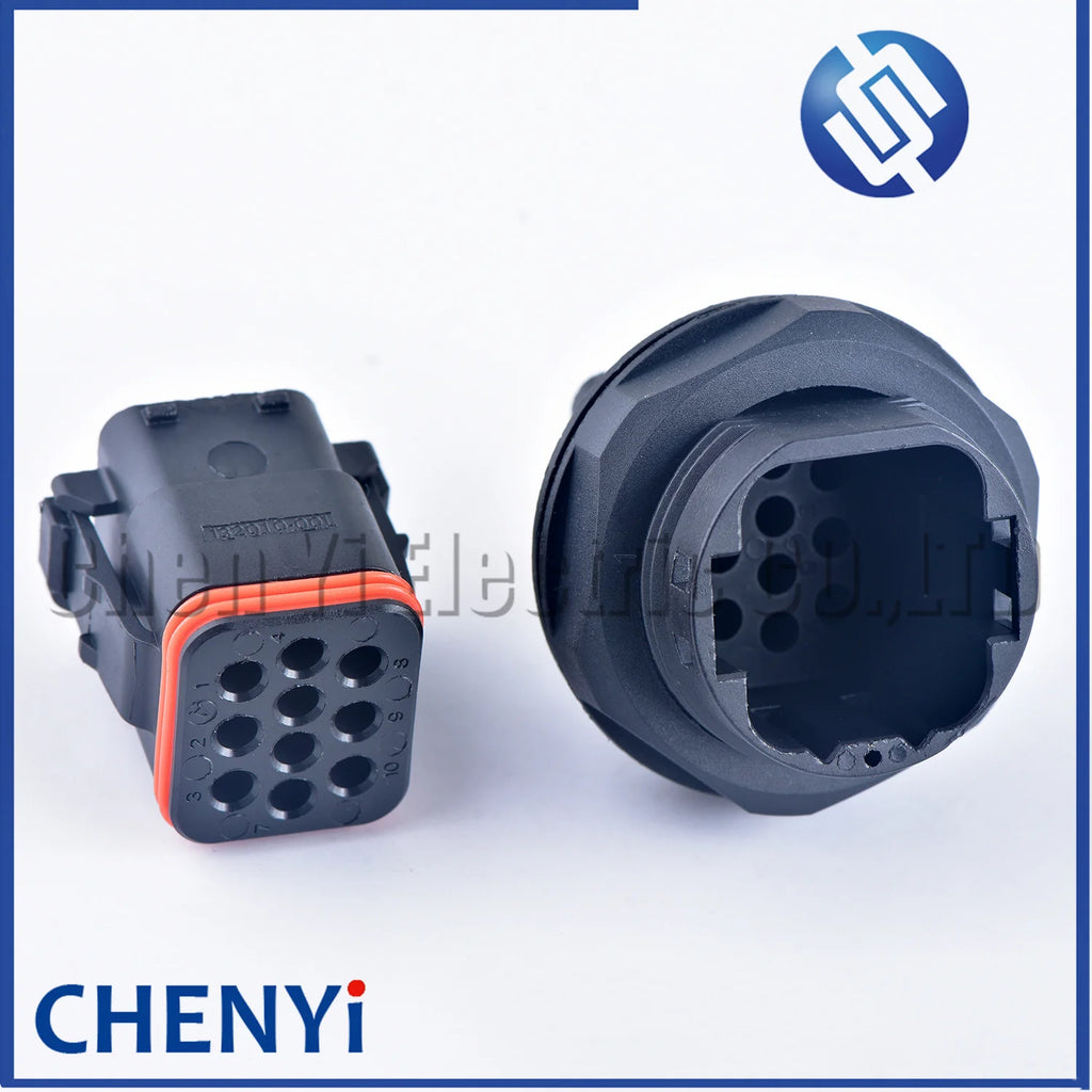 10 Pin Male or Female Waterproof Automobile Connector Electronic Plug 132010-001 132010-000 With Pins