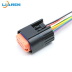 Automotive waterproof wiring harness plug JAE type 12-hole male and female pin socket plug MX23A12NF1 MX23A12SF1