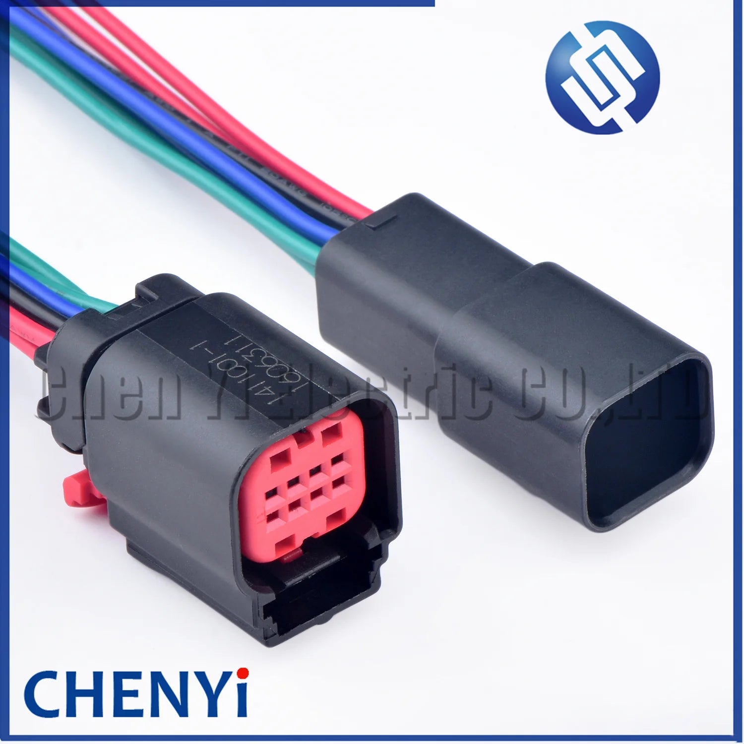 8 Pin Auto waterproof Connector Parking Sensor ACC Module Air Flow Meter Wire harness plug 1411001-1 For Ford Carnival Sharpe