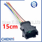 8 Pin Black DT series Connector Waterproof Wire harness plug Socket DT06-8S DT04-8P DT06-8S-E005 DT04-8P-E005 For Deutsch