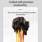 9 PIN Window Lifter Wire 2.3mm Waterproof Connector High-voltage Ignition Coil Plug Ford Mondeo ISUZU FW-C-9M-B FW-C-9F-B