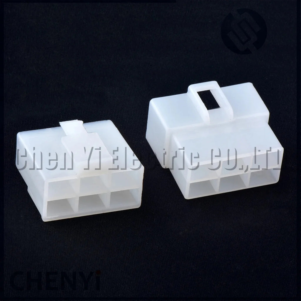 5 Pcs 6 Pin Plastic Electrical Wire Connector Automobile Female or Male Socket Plug With Pins DJ7061-6.3-11 DJ7061-6.3-21