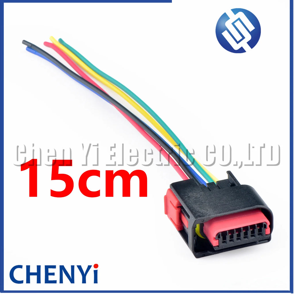6 Pin 5 way Automotive Automatic transmission connector Car speed regulator sensor harness plug 638514-3 For Jeep