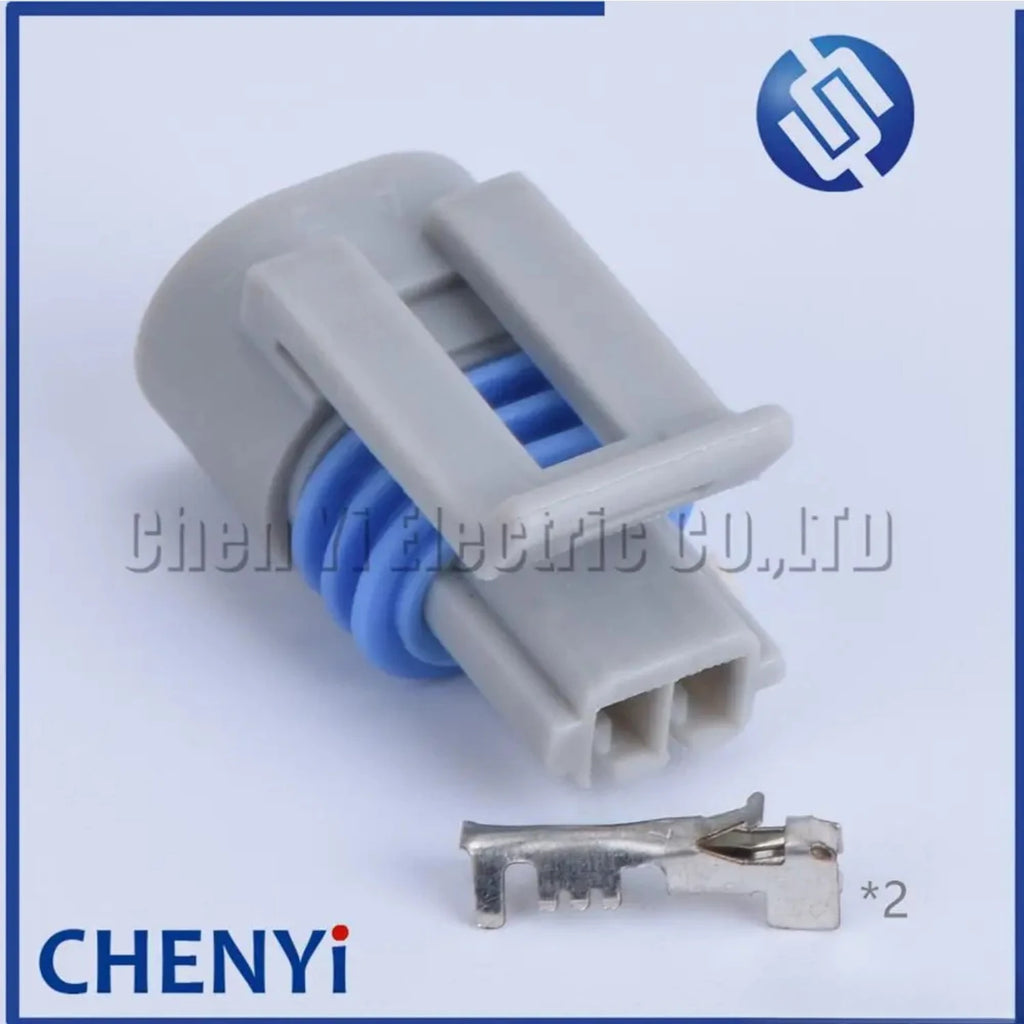 5 sets 2 Pin Water temperature sensor plug automobile waterproof connector for 12162197 12162195 12162193