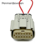 1 Set 12 Pin 33472-1202 Car Jumper Compatible Electrical Cable Connectors Wire Harness Plug for Harley GTS Radio
