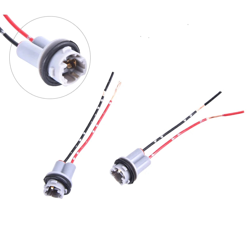 2Pcs T10 T13 Car Lamp Holder Led Bulb Base Adapter For Vehicle Clearance Instrument Turn Signal Light Socket Accessories