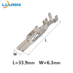 100pcs DJ611A-A6.3B Copper terminal car connector 12020126