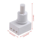 2Pcs Car Interior Dome Reading Lamp Switch Button For HONDA ABS Dome Light Lamp Switch Base Accessories