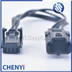 Black 4 Pin female Automotive Connectors 1379658 CONN PLUG HSG shell sheath 1379658-1 with 15cm wires
