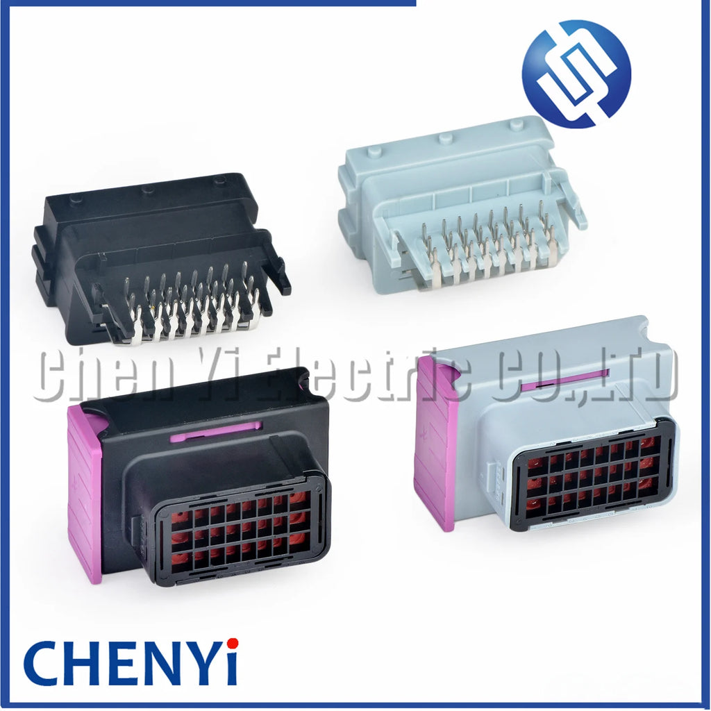 24 Pin Car waterproof connector computer board ECU PCB harness plug HCCPHPE24BKA90F 211PC249S8005 211PC249S0005 HCCPHPE24BGYB90F