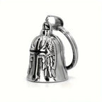 Vintage Punk Angel Pendant Motorcycle Bell Necklace For Men Symbol Of Protection And Good Luck Lucky Gift Sending off boyfriend