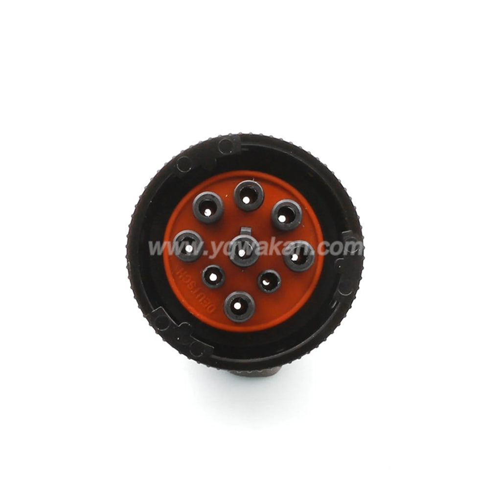 9 PIN 1.6mm Male Female Connectors Wiring Harness Cable Plug For Track J1939 For Deutsch HD10-9-1939P HD16-9-1939S