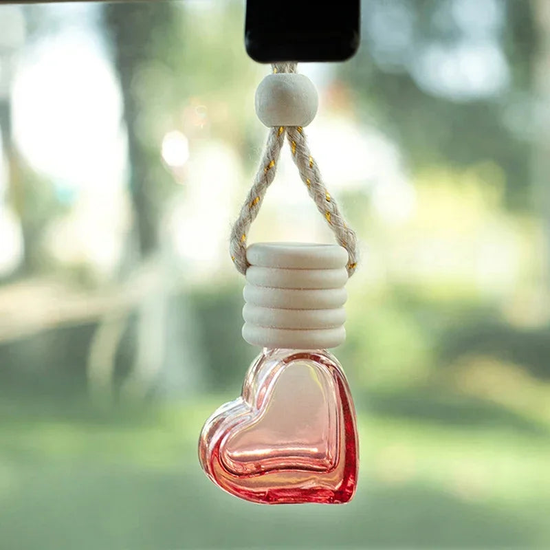 Perfume Bottle Ornament Hanging Empty Bottle Essential Oil Diffuser Fragrance Air Freshener Scent Car Interior Accessory Amagi
