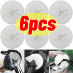 Wave Shaped Windproof Cotton Grip Winter Riding Thickened Fluffy Cotton Core Windproof Electric Motorcycle Handlebar Warm Pad