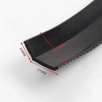 Universal Carbon Fiber Front Bumper Lip Protector Scratch Collision Resistant Easy Screw Installation Premium Look for Car Tools