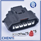 2set 5 Pin Engine Plug Female Housing Wire Harness Connector Ignition Air Flow Meter Socket For Toyota MG640945-5 90980-11024