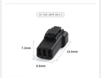1 Set 2 3 4 6 8 Pin JST Miniature Small Current Rearview Mirror Black Electrical Connectors Wire Harness Plug for Motorcycle