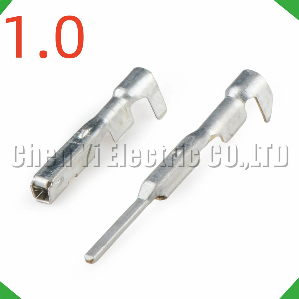50 pcs 1.0 mm male or female wire crimp pins for 7114-1466-02 7116-1466-02 sheath autom...