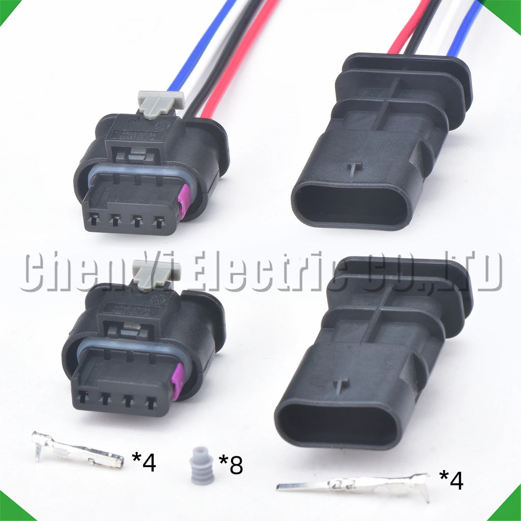 4-Pin Auto Connector Connector Automotive Connectors Intake Pressure Vw Audi sensor