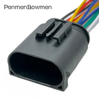 1 Set 12 Pin Car Lane Assist LCA Steering Reversing Radar Electrical Cable Connectors Wire Harness Plug 1534151-1 1534152-1