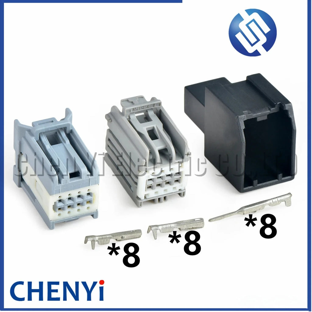 8 Pin Automobile Cable Connector 7283-9029-40 Car Unsealed Wire plug Socket 7283-9029 64322-1019 34729-0081 7283-9029-40