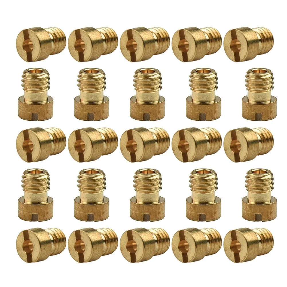 25pcs Carburetor  Main Jet  55-115 M5  5mm Thread For Dellorto Carburetor Vergaser SHA SHBC SHB Injector Nozzle