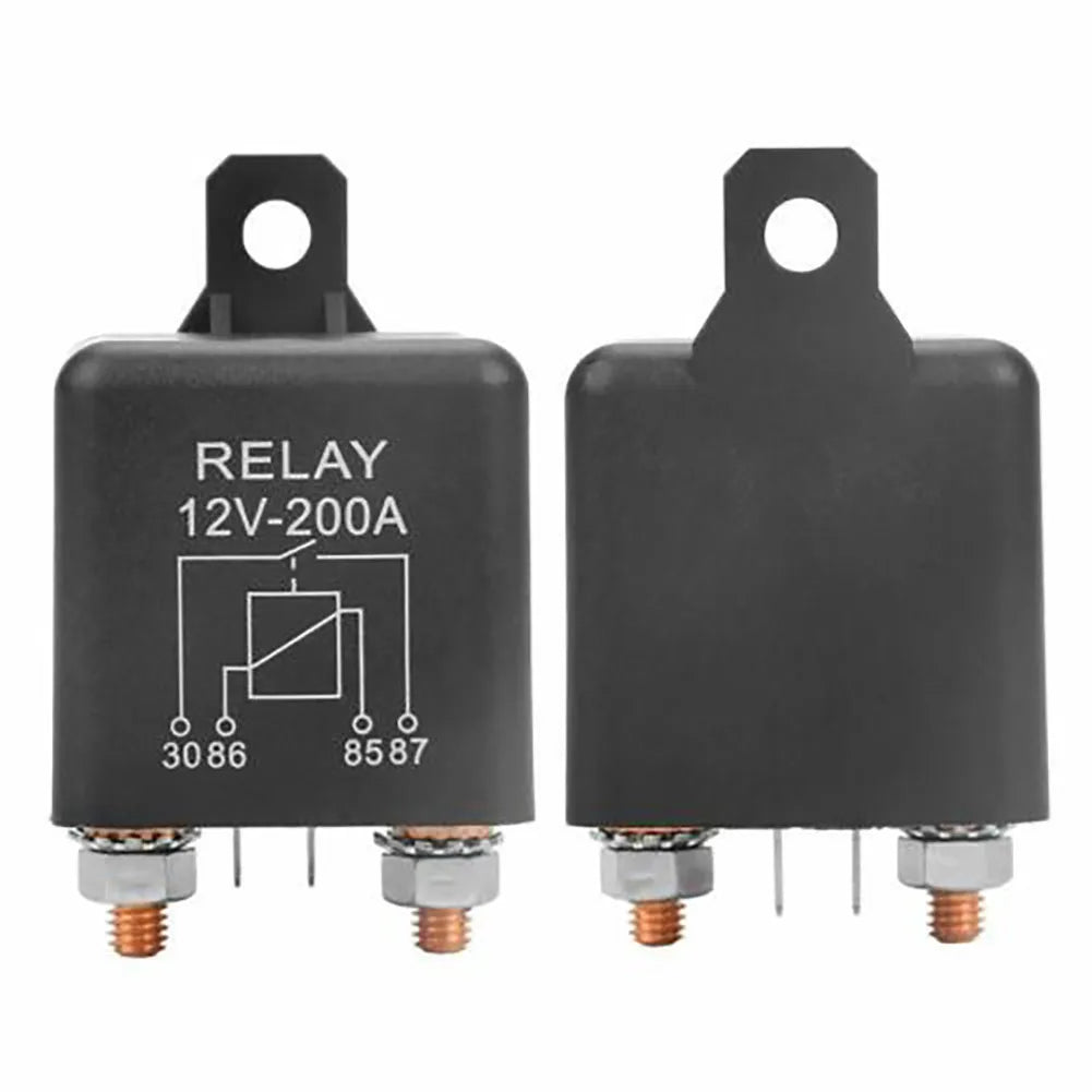 4 Pin Over 200A 12V Dual Battery Isolator Relay Start On Or Off Remote Control Battery Disconnect Isolator Switch
