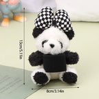 Plush Puppy Clutch Decoration Car Wiper Turn Signal Switch Decoration Cute Bowknot Dog Car Wiper Doll Interior Accessories