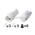 3Pin Connector Waterproof Sumitomo 2mm Male Female Connectors Automotive Wire Connector Cable Plug 6187-3231 6180-3241 6180-4771