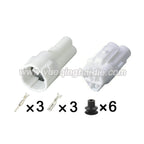 3Pin Connector Waterproof Sumitomo 2mm Male Female Connectors Automotive Wire Connector Cable Plug 6187-3231 6180-3241 6180-4771