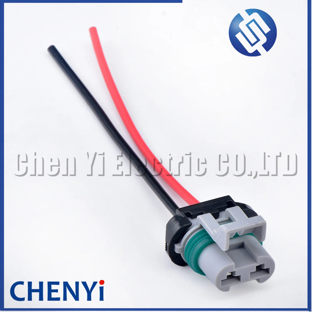 2 Pin automotive waterproof connector engine fan module electronic fan controller Wire harness plug 15363990 For Ford Mazda
