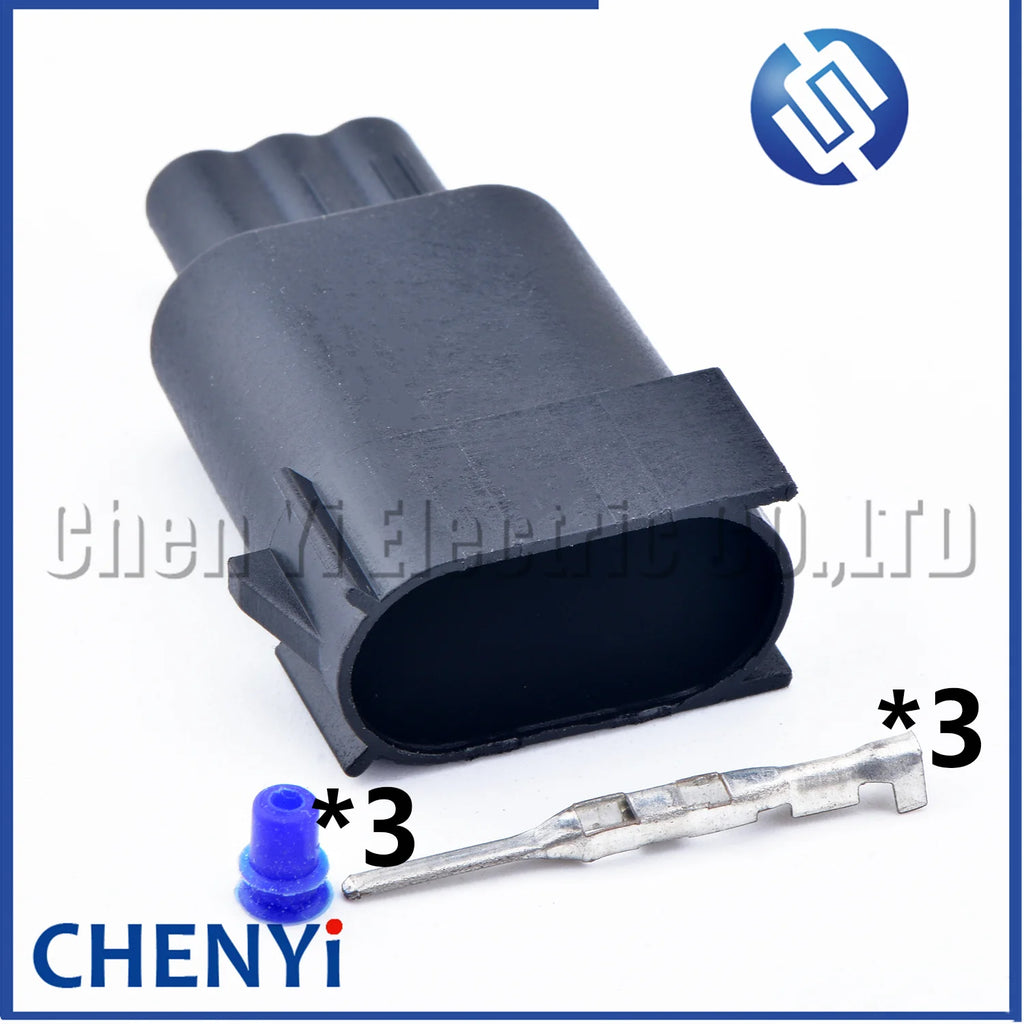 3 Pin Car Auto Front Turn Signal Light Connector Plug 7287-0959-30 7287-0958-30 For JEEP Wrangler 2007-2018 68065016AB