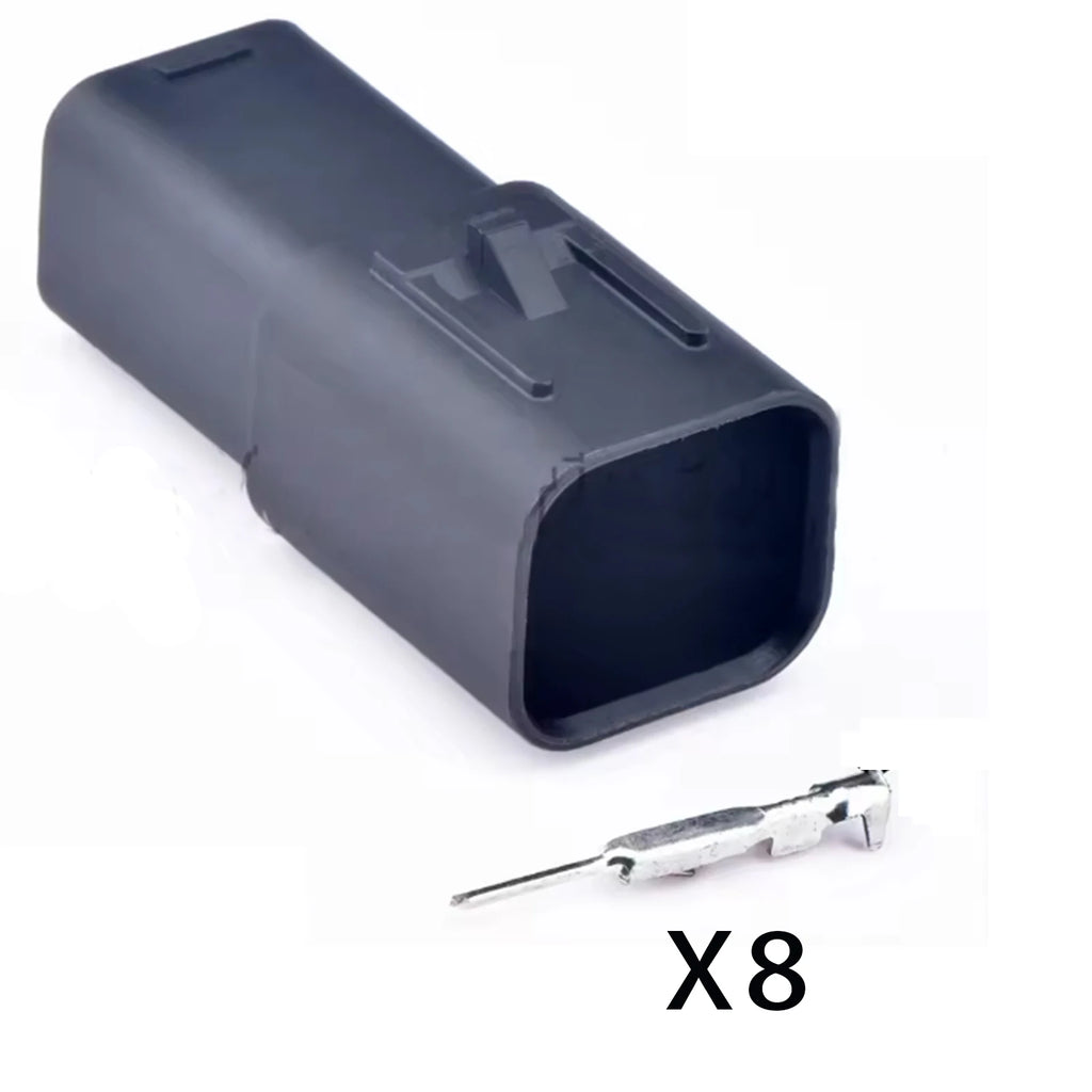 8Pin Connector Waterproof 1mm Connector Parking Sensor ACC Module Air Flow Meter Wire Harness Cable Socket 1411001-1 1-1411001-0