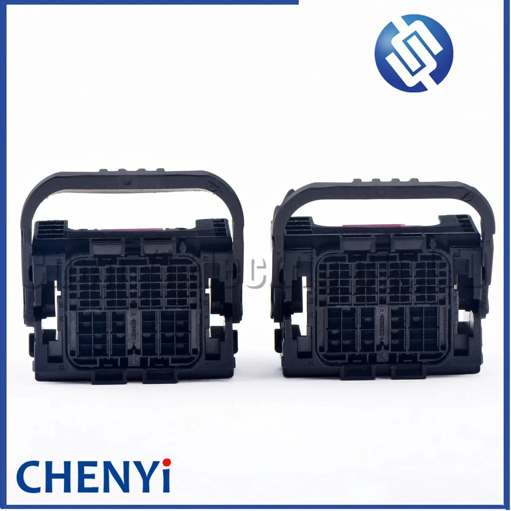 64 Pin Automotive waterproof connector engine Computer board ECU plug 9302475-01 1-2208825-1 1-2208825-2