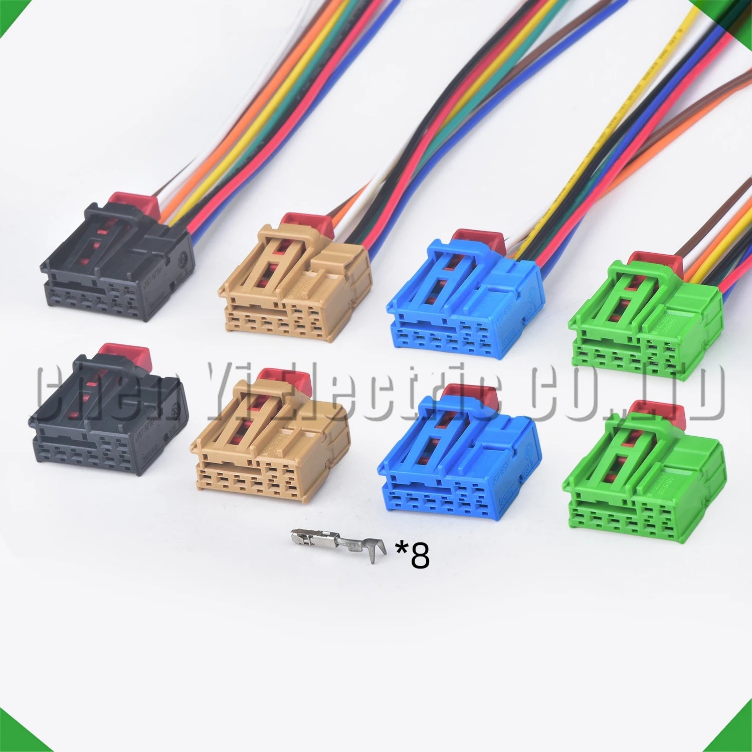 8-pin auto connector connector automotive connectors flowing lights brake vw audi led
