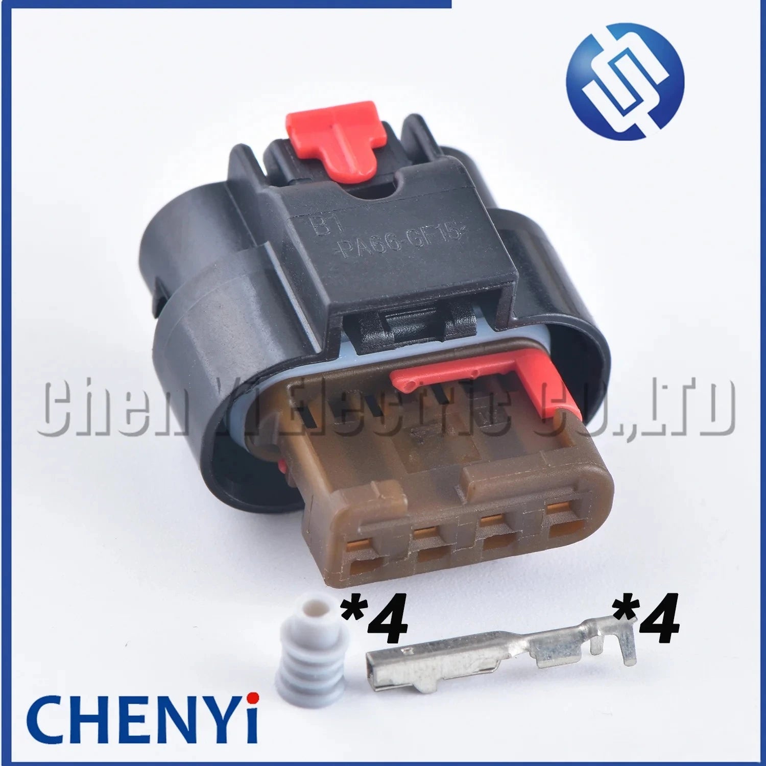 4 Pin Automobile connector Camshaft crankshaft position sensor plug Air intake grille motor plug 1-1456426-6 for JEEP Cadillac