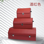 Car Trunk Organizer Box Large Capacity Auto Multiues Tools Storage Bag Stowing Tidying Leather Camping Outdoor Car Storage Bags