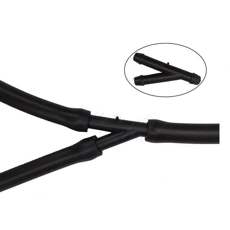 Car Windscreen Washer Joiner Pipe Connector T Piece Straight 3 Way Y Piece Air Fuel Water Petrol Wiper Washer Nozzle Hose