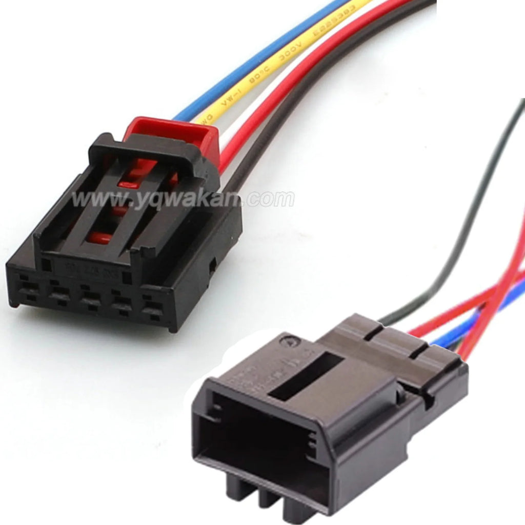 5 PIN Auto 1.5mm Series Male Female Unsealed Connectors Taillight Cable Socket Wiring Harness For VW Audi 5G0972715 5K0972705