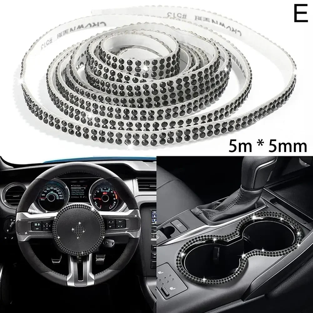 Car Decorative Stickers Auto Crystal Artificial Diamond Girls Car Decoration Accessories Auto Interior Cover  Waterproof amagi