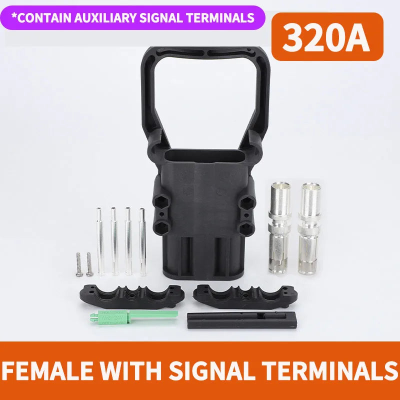 1/5/20 Sets REMA Type Connector 80A 160A 320A Electric Forklift Power High Current Battery Charger Male And Female Plugs Sockets