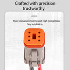 6 Pin Connector Waterproof 1.6mm Series Male Female Connectors Wiring Harness Housing Cable Socket DT04-6P-C017 DT06-6S-C017