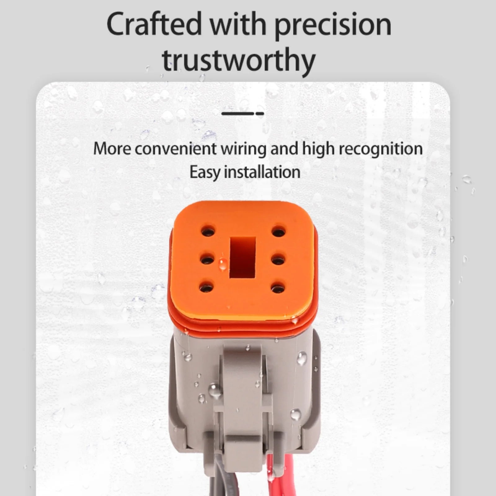 6 Pin Connector Waterproof 1.6mm Series Male Female Connectors Wiring Harness Housing Cable Socket DT04-6P-C017 DT06-6S-C017