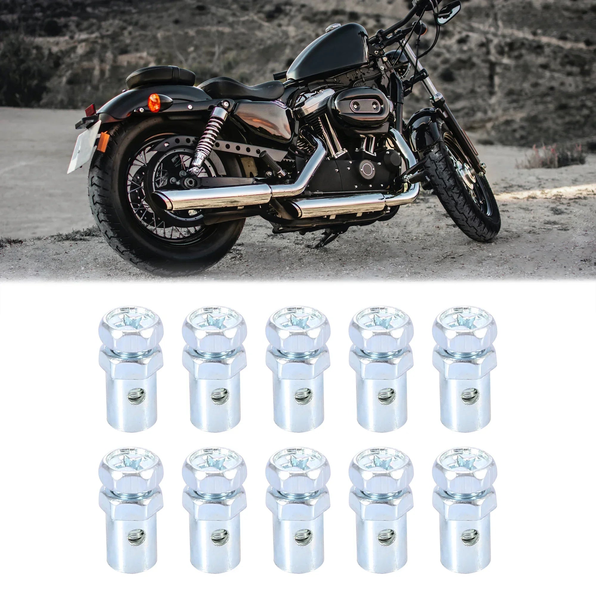 Off-road Motorcycle Throttle Cable Snap Head Wire Rope Fixing Clip Throttle Cable Stop Bolt Bike Cable Stop Bolt Pin Amagi