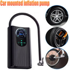 Mini Portable Electrical Air Pump Wireless Tire Inflatable Pump Inflator Electric Motorcycle Pump For Car Motorcycles Bicycles