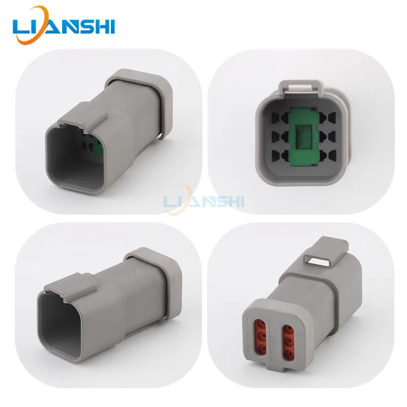 DT04-6P-E005 DT06-6S-E005 Deutsch connector for LED spot light day running light excavator wire harness plug